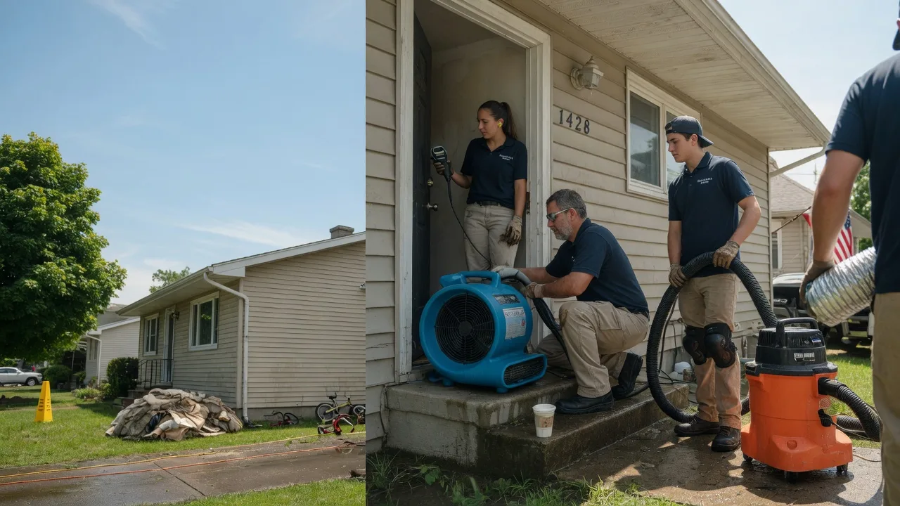 Water Damage Restoration in Red House, WV near me
